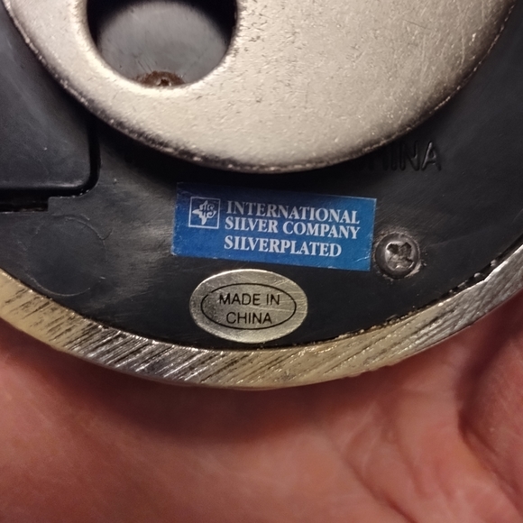 International Silver Co Silver Plated Illuminated Christmas Tree Musical Globe - Picture 7 of 8